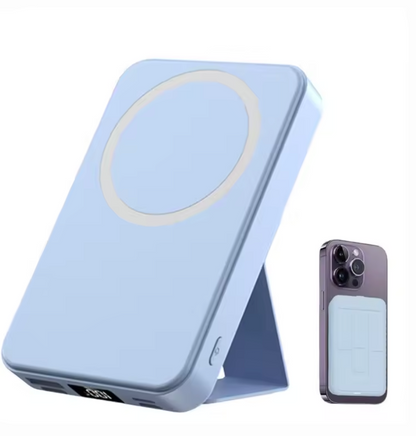 Lexa Standing Wireless Charger & Power Bank