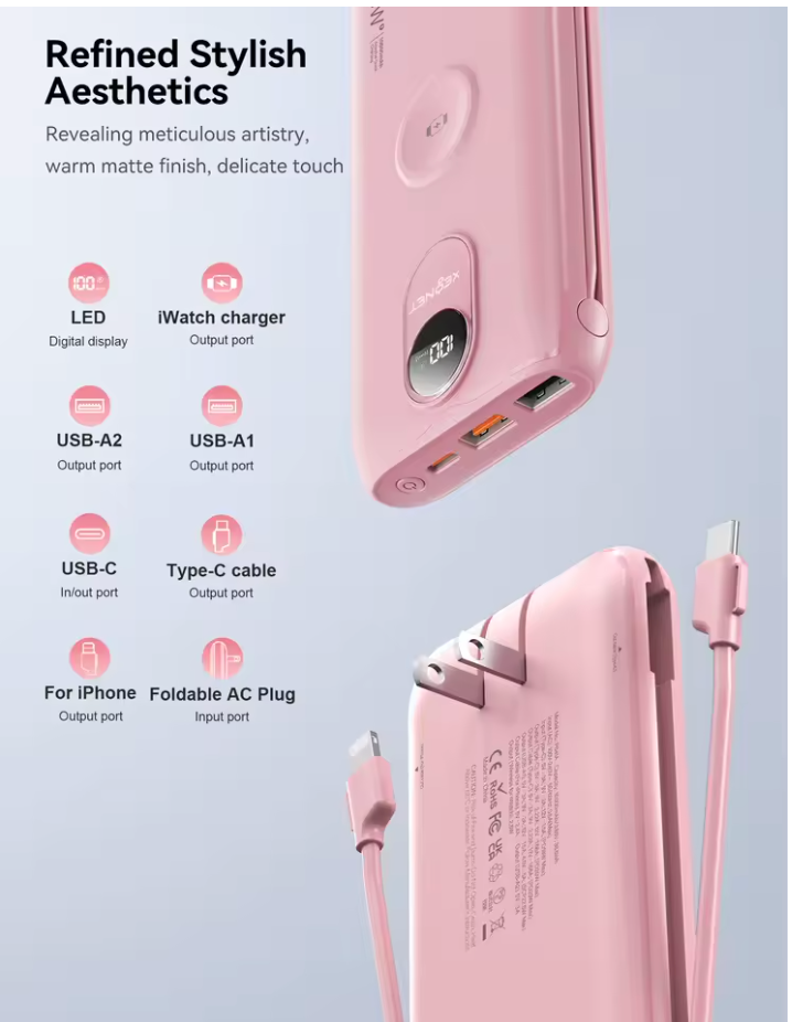 Xegner Power Bank With Smart Watch Charger