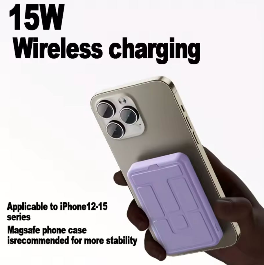 Lexa Standing Wireless Charger & Power Bank